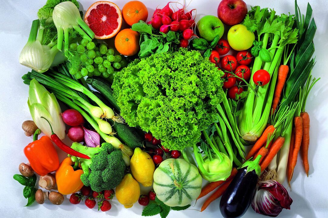 овощи и фрукты для увеличения
